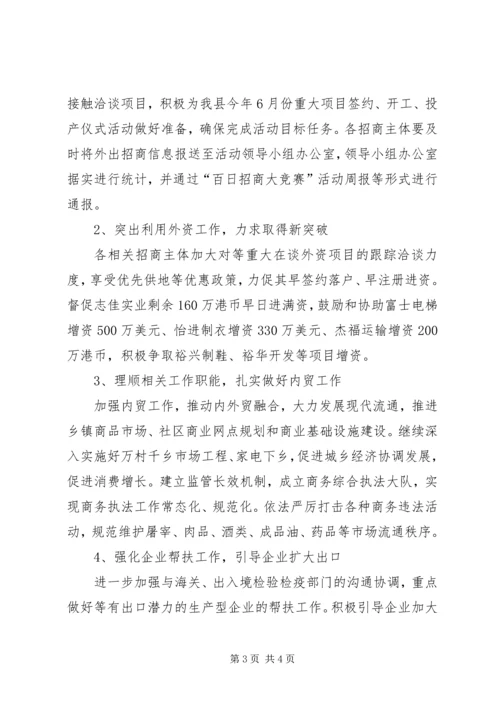 商务局工业工作报告.docx