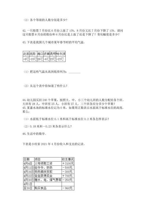 六年级小升初数学解决问题50道附答案下载.docx