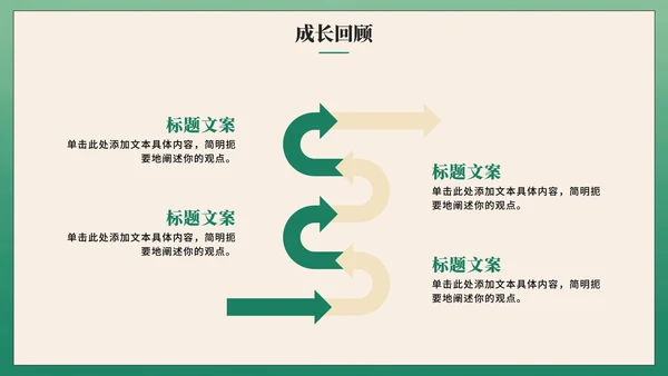 绿色高级中国风毕业季谢师宴PPT模板