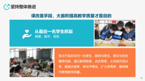 学校教学工作先进经验交流汇报通用PPT模板