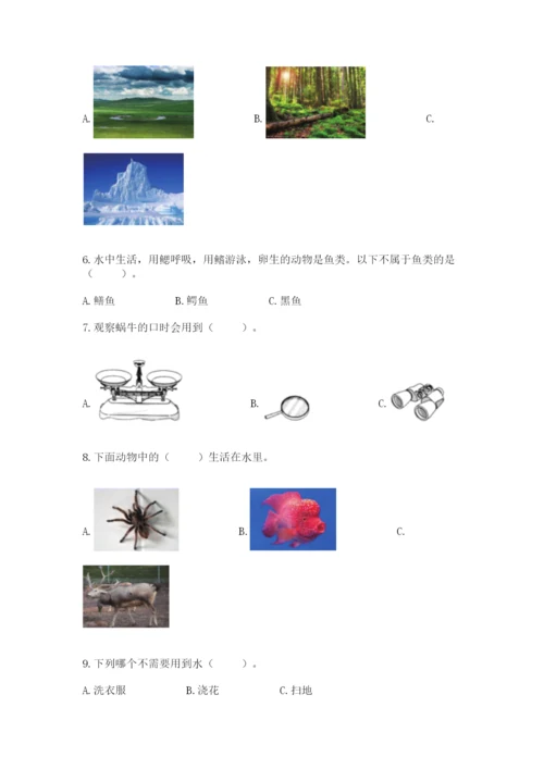 教科版一年级下册科学期末测试卷及参考答案【预热题】.docx