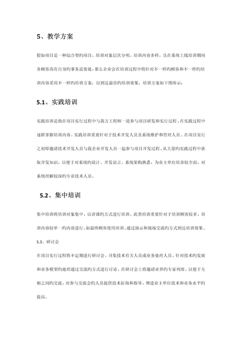 项目技术培训方案.docx