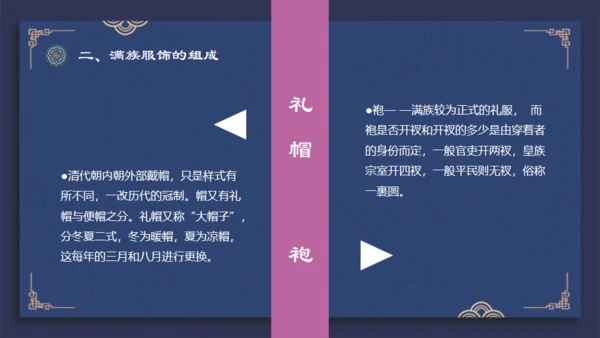 满族介绍通用PPT模板