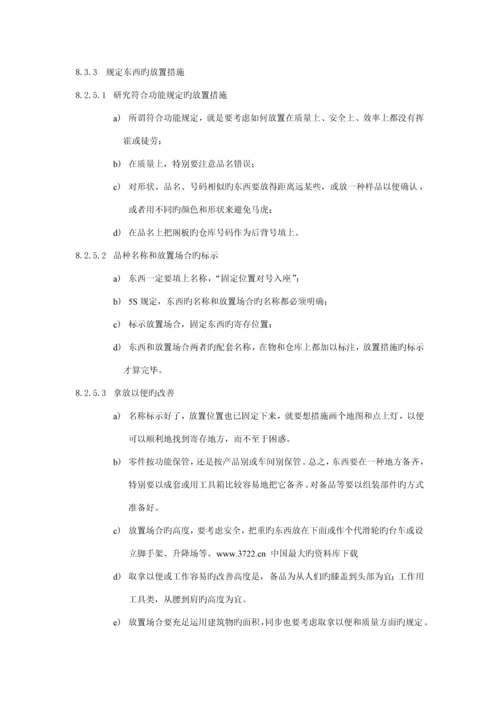 丰田汽车公司5S活动管理新版制度.docx