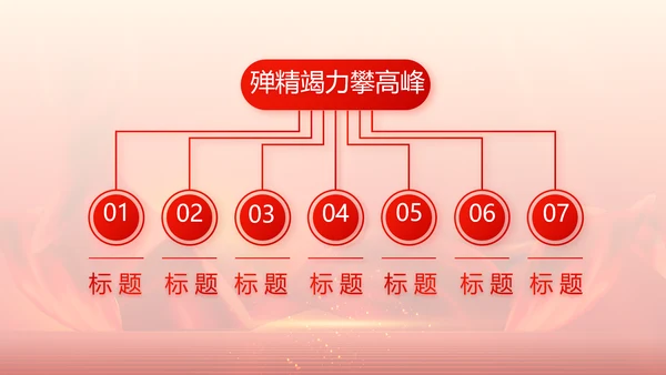 红色大气部队军事工作总结汇报动态PPT模板