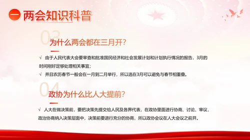 全国两会精神两会常识两会看点两会政府工作报告PPT