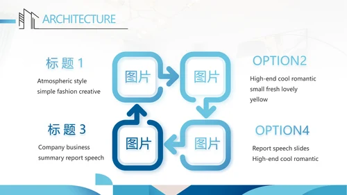 蔚蓝色北欧室内设计方案汇报工作总结汇报PPT