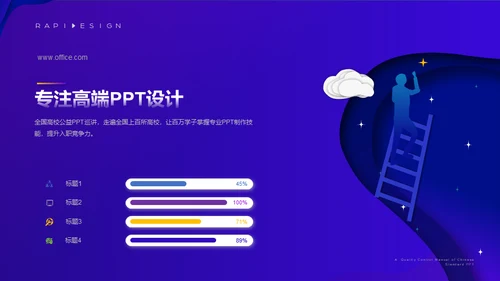 视觉流体几何风新年工作计划通用PPT