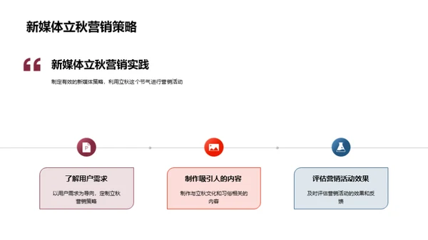 立秋节气新媒营销