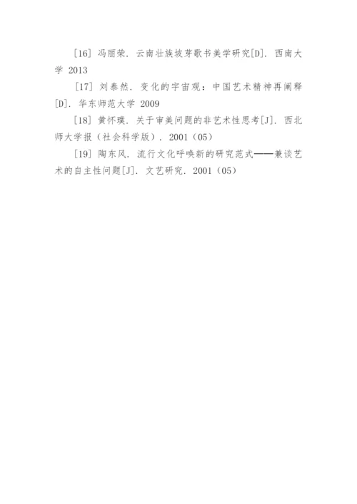 艺术类论文参考文献.docx