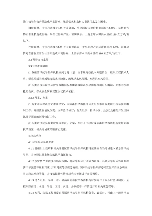 沈阳市防汛抗旱应急专题预案.docx