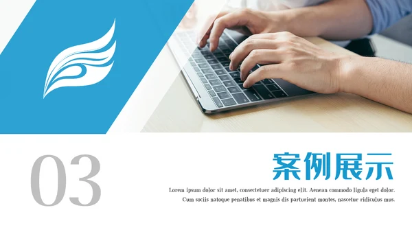 欧美大气企业宣传公司简介商务PPT模板