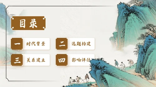 棕色中国风社会实践报告PPT模板