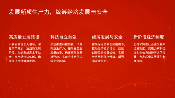 “十五五”时期必须坚持统筹发展和安全ppt课件