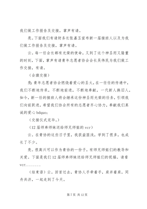 协会换届选举主持词范文.docx