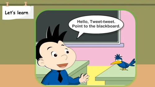 Module 3 Unit 2 Point to the desk 课件(共28张PPT)