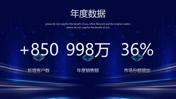 科技改变未来公司年终表彰大会晚会通用PPT模板