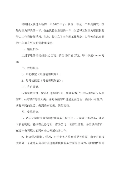 销售公司年度工作计划