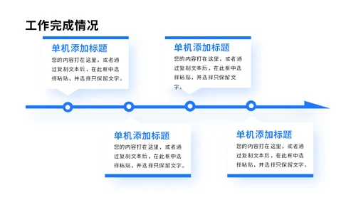 商务蓝色工作总结汇报通用PPT模板