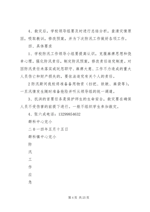 防汛工作应急预案 (2).docx