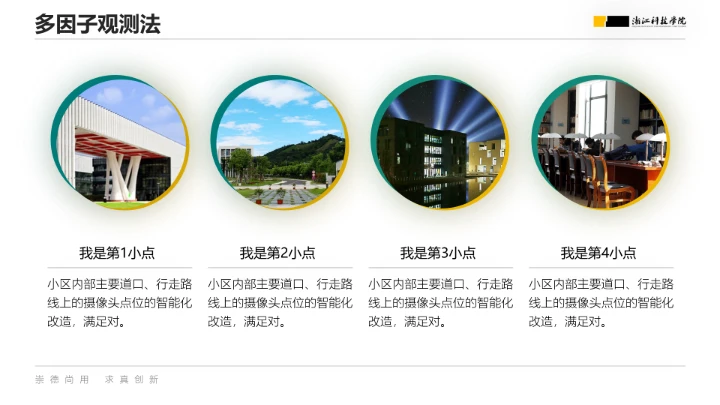 浙江科技学院专属课题学术汇报毕业答辩通用PPT模板