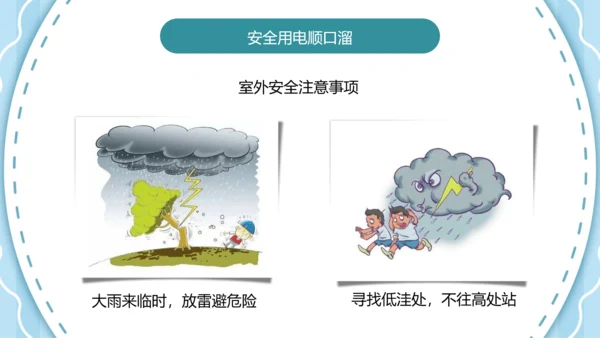 可爱卡通安全用电主题班会PPT课件