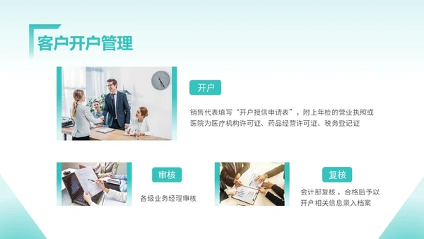 蓝色简约风应收账款管理企业培训团队管理制度管理PPTmuba