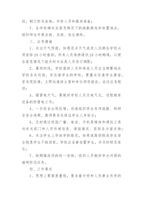 校园防汛应急预案.docx