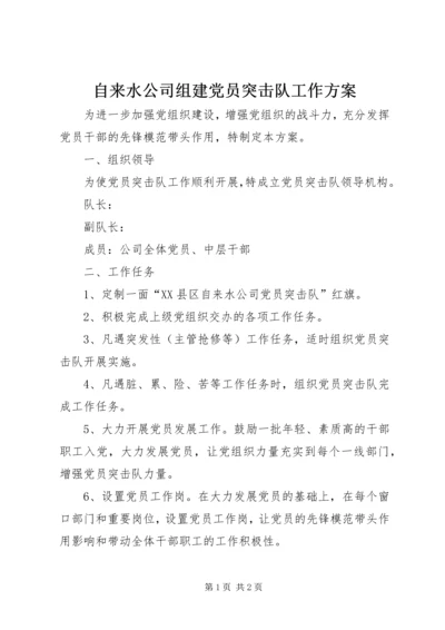 自来水公司组建党员突击队工作方案.docx