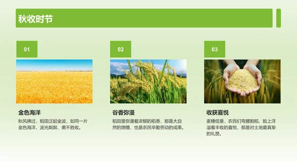 绿色摄影风山水田园梦：家乡旅游印象集PPT模板