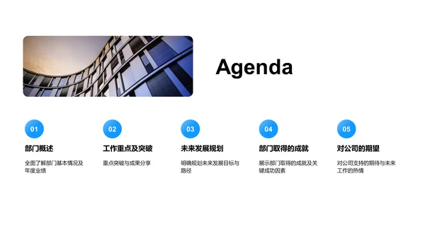 年度工作成果与规划PPT模板