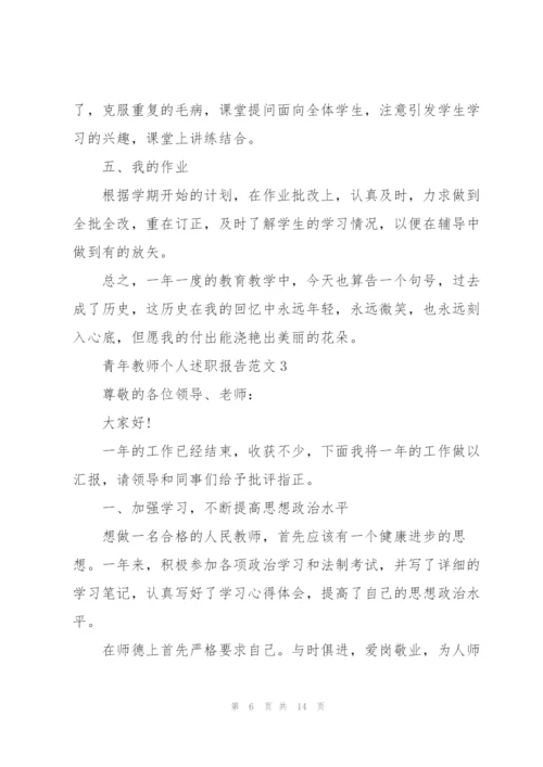 青年教师个人述职报告范文.docx