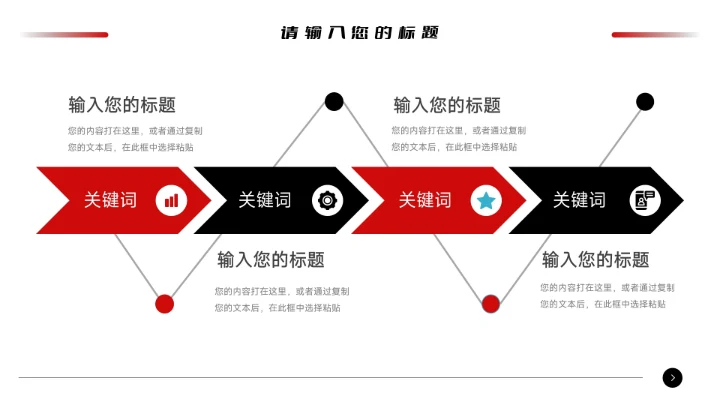 酷炫黑红大气市场营销总结汇报PPT模板