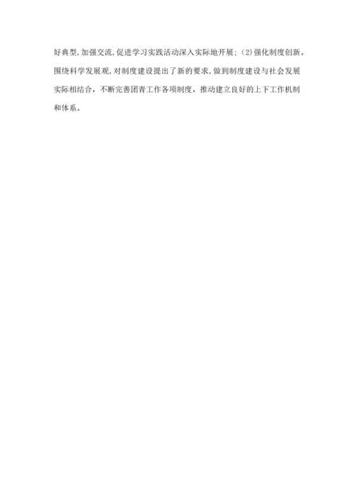 团青工作总结及建议.docx