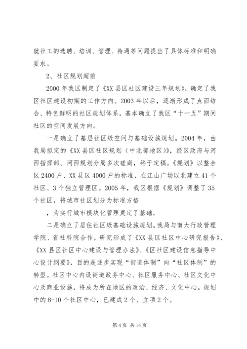 在区委调研社区建设工作会议上的汇报 (2).docx