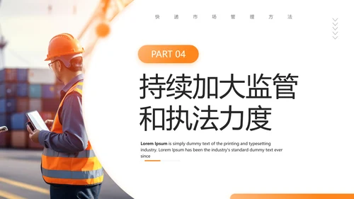 快递外卖市场管理办法PPT模板