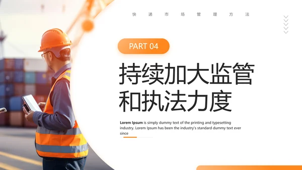 快递外卖市场管理办法PPT模板