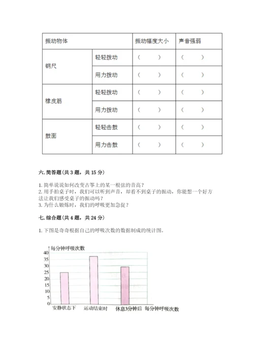 教科版四年级上册科学期末测试卷精品【实用】.docx