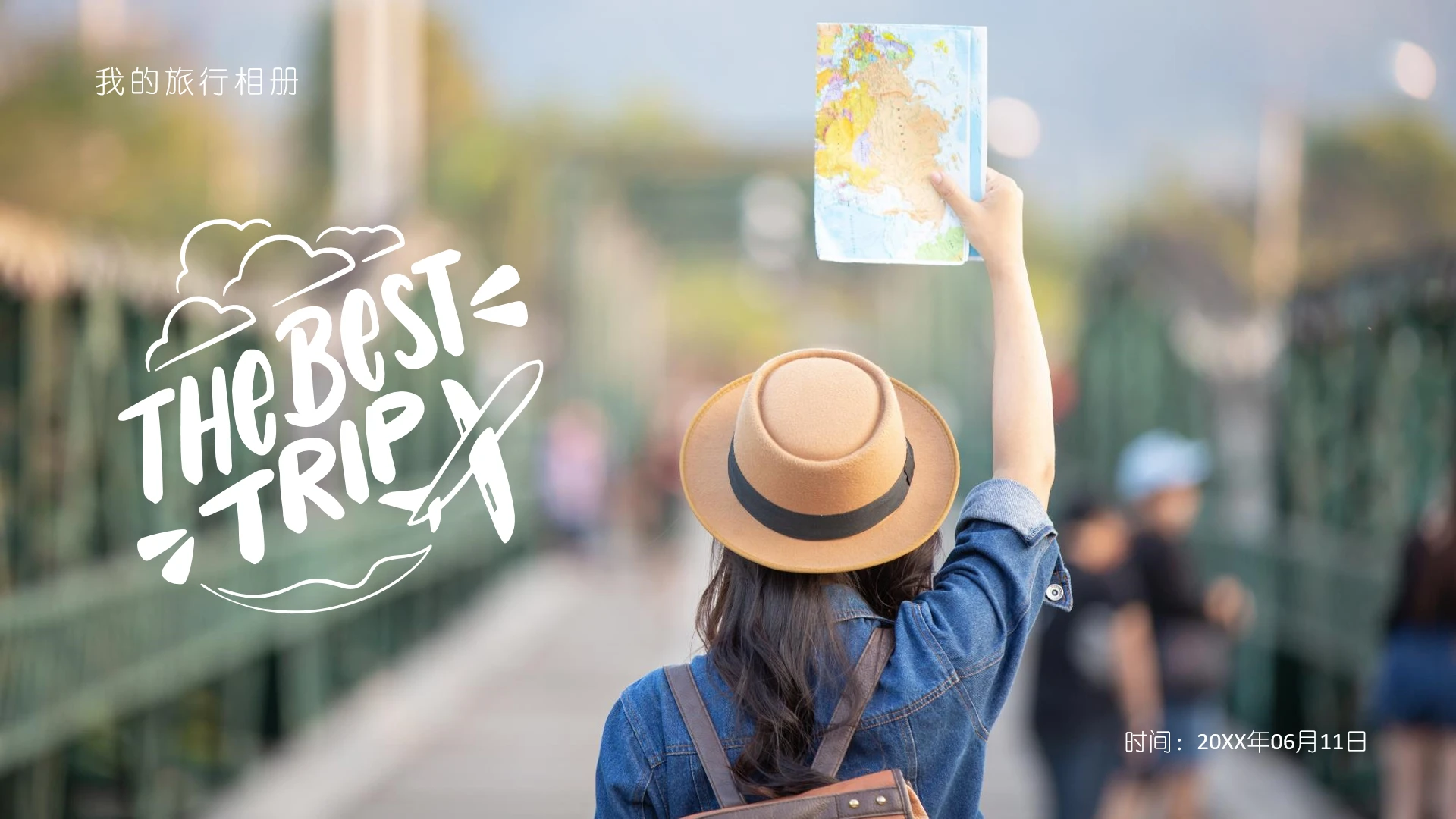 旅游画册旅行相册照片记录展示PPT模版