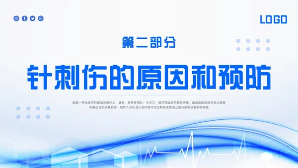蓝色简约应急预案PPT模板宣传PPT动态PPT应急预案培训