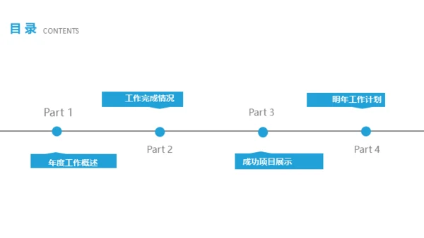 淡雅简约个人工作总结计划通用PPT模板
