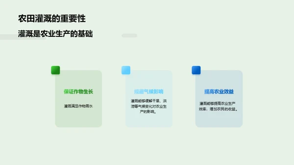 农田灌溉技术分享