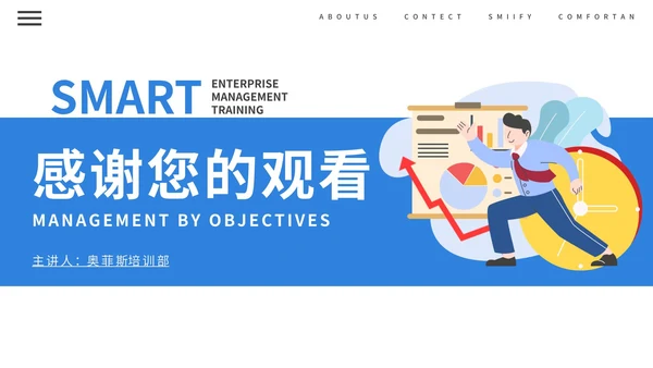 SMART原则目标管理培训课件PPT模板