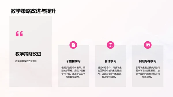 教师成长与技能PPT模板