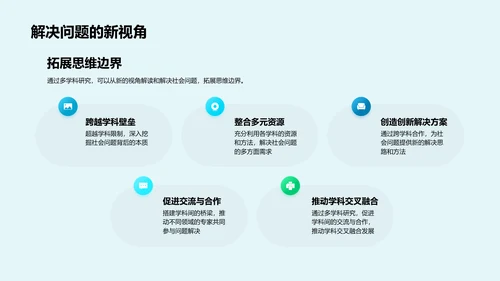 交叉学科答辩报告PPT模板