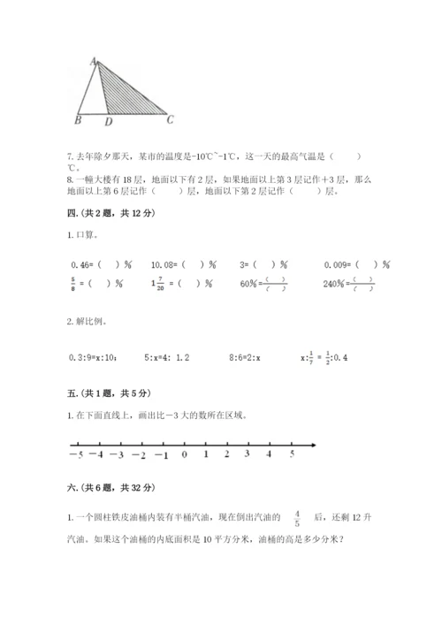 山东省济南市外国语学校小升初数学试卷及参考答案ab卷.docx