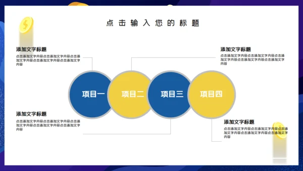 蓝色金融投资工作汇报通用PPT模板