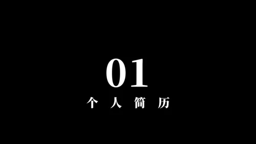 时尚炫彩时尚个人简历通用PPT模板