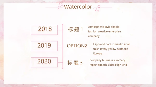 粉色高端公司品牌策划方案工作总结动态PPT