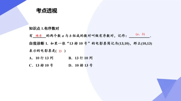 2024春人教七下数学期中高效复习核心考点串讲 03平面直角坐标系  课件（共50张PPT）